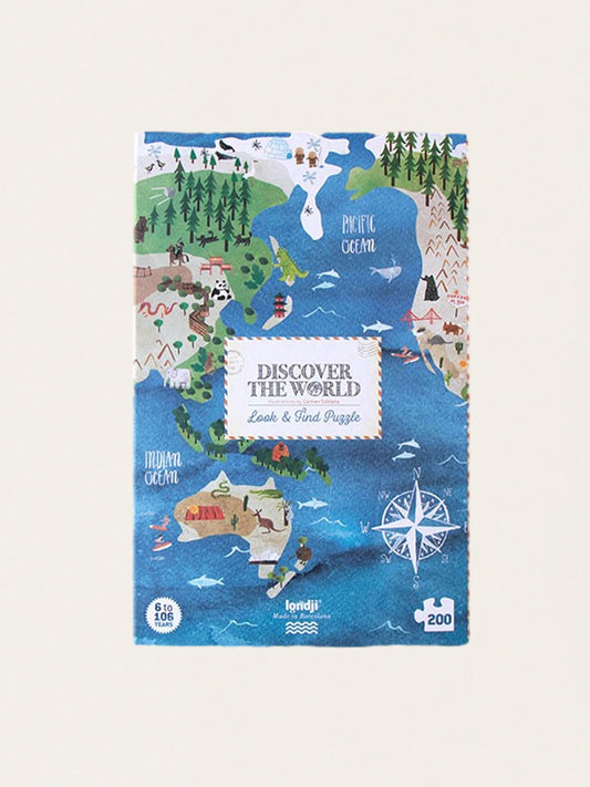 Puzzle dla dzieci "Odkrywaj świat" - 200 elementów