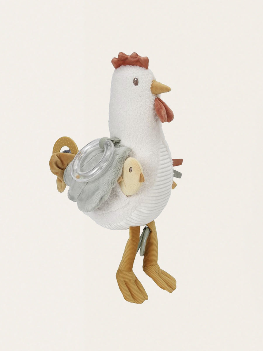 Przytulanka aktywizująca Kura Little Farm