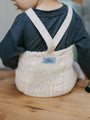 Prążkowane legginsy na szelkach Granny Teddy