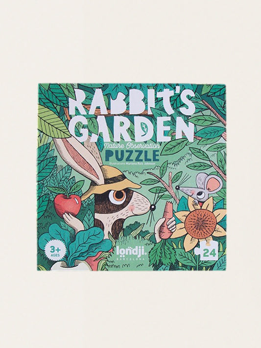Puzzle i gra obserwacyjna Ogród Króliczków