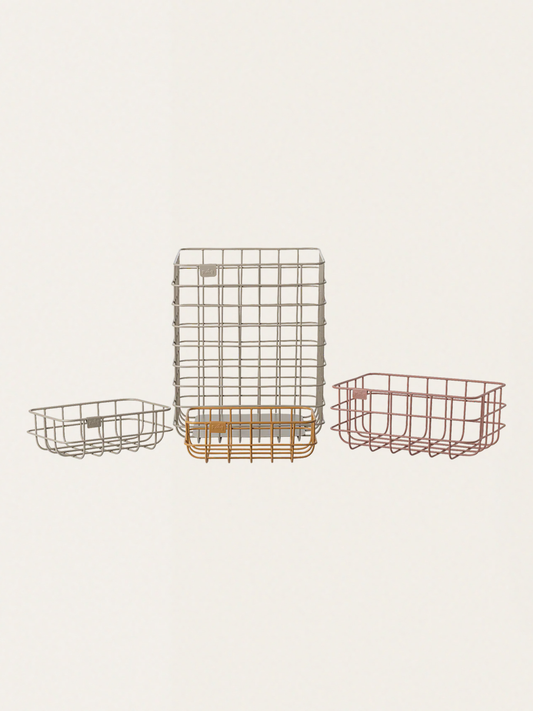 Zestaw metalowych koszyków 4 szt.