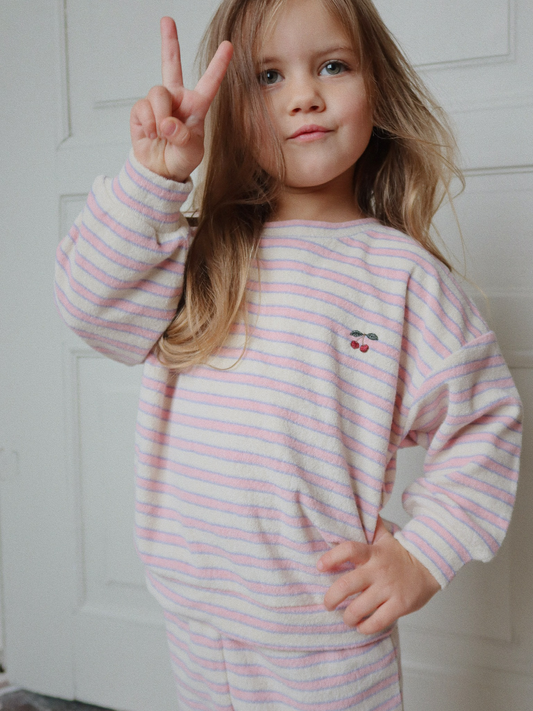 Bluza frotte Itty Lolly Stripe