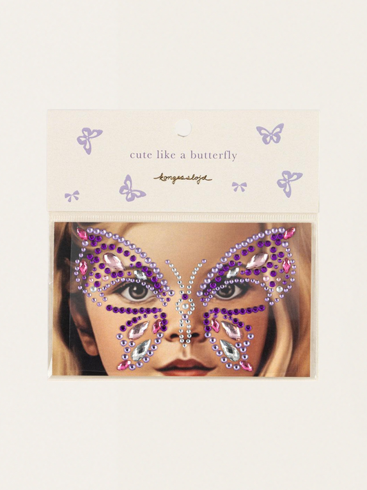 Kryształtki na twarz Butterfly Face Jewels Purple Rain