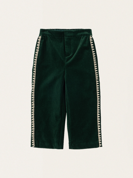 Eleganckie spodnie welurowe Rocky