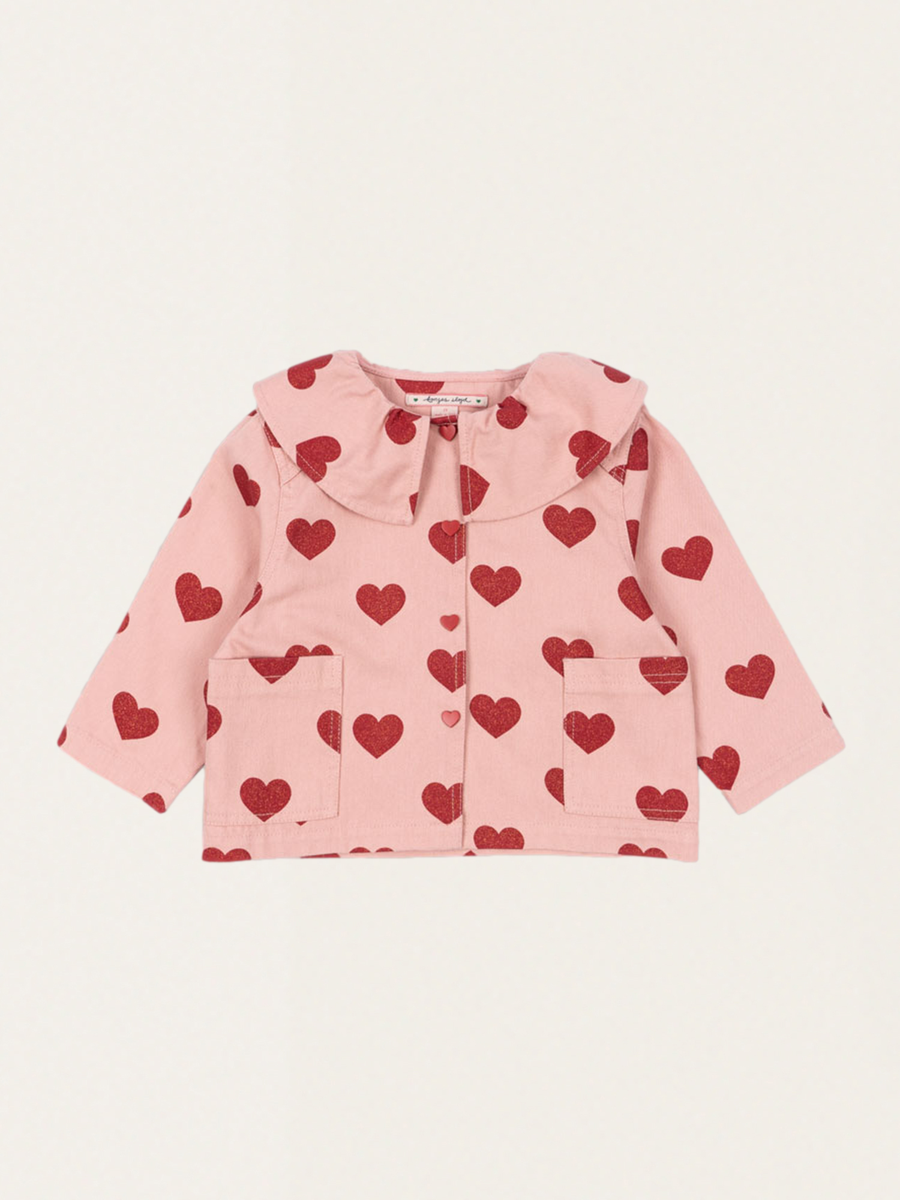Kurtka denimowa Magot AMOUR GLITTER