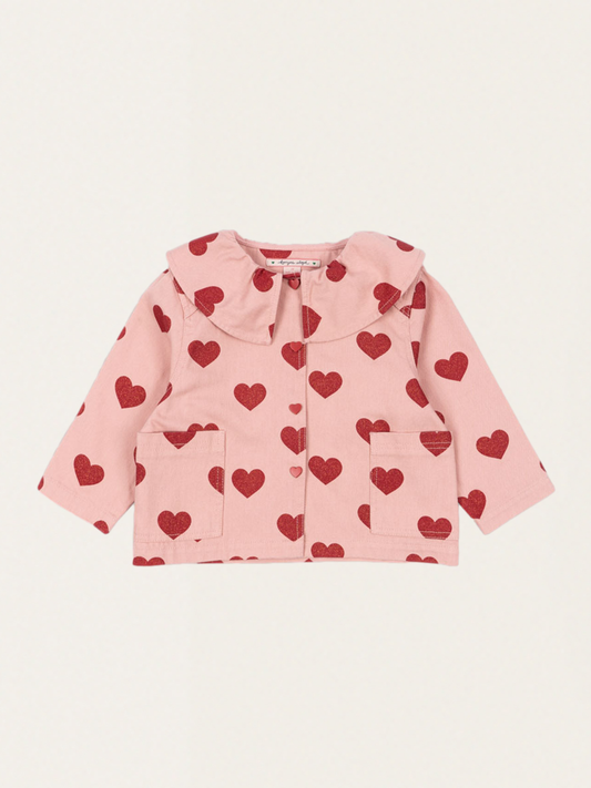 Kurtka denimowa Magot AMOUR GLITTER