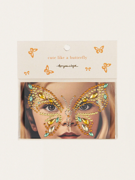 Kryształtki na twarz Butterfly Face Jewels Lemonade