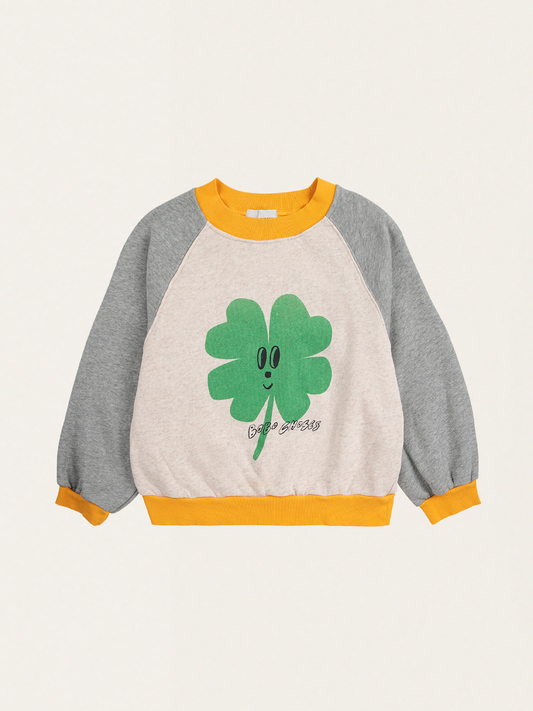 Bawełniana bluza z raglanowym rękawem Kids Lucky Clover