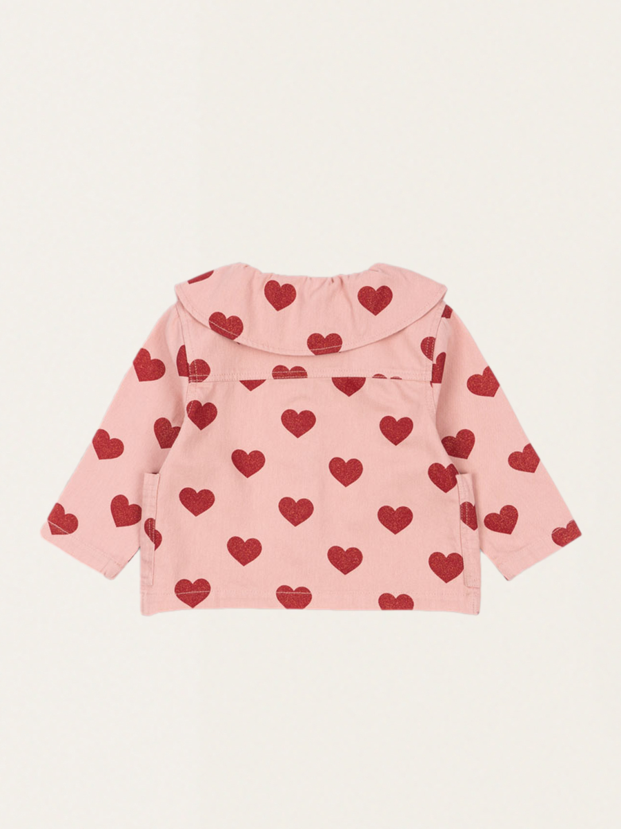 Kurtka denimowa Magot AMOUR GLITTER