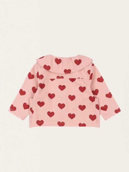 Kurtka denimowa Magot AMOUR GLITTER