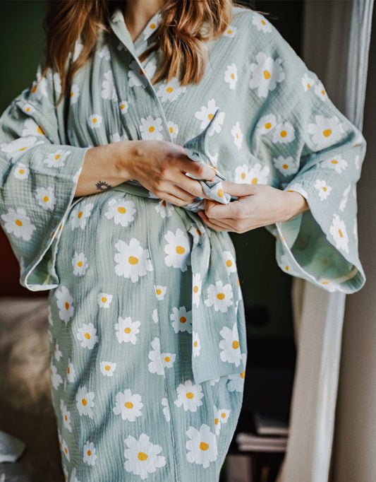 Muślinowe kimono / szlafrok