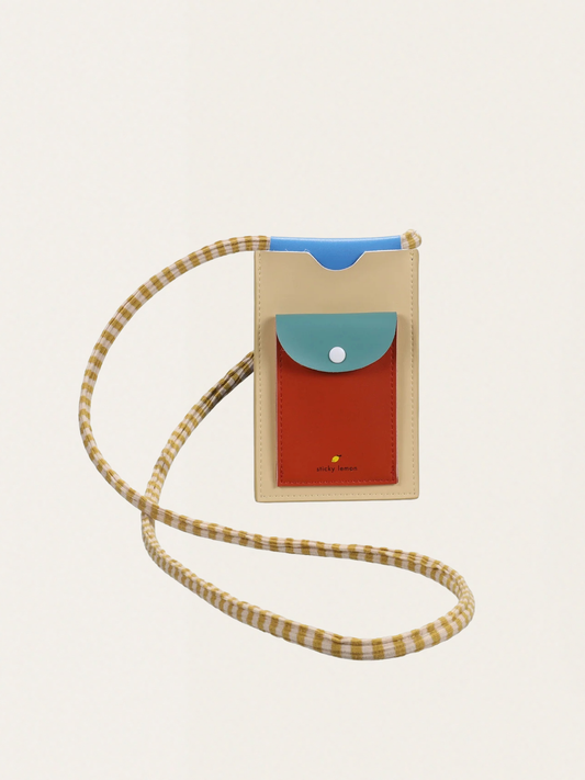 Etui na telefon Wonders  Sandy yellow + Shipwreck rust