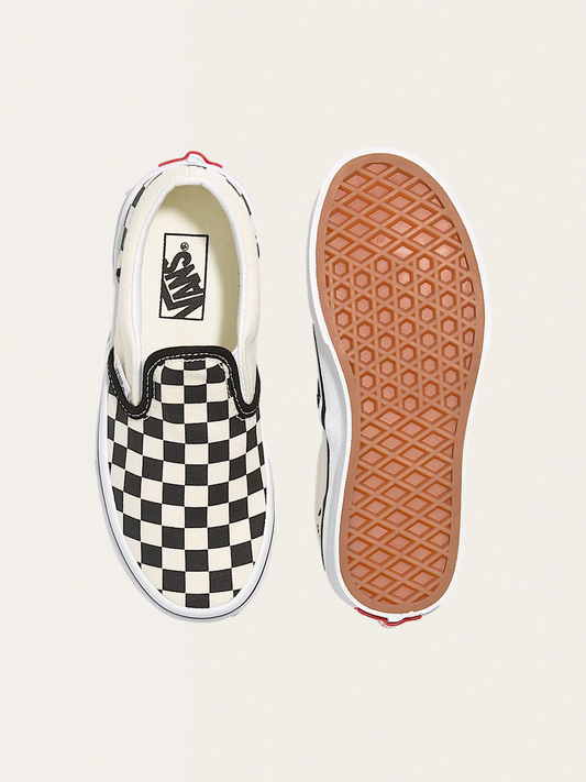 Tenisówki wsuwane Slip-On Checkboarder Black&White
