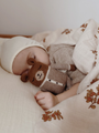 Ekologiczna przytulanka z alpaki Teddy Oat romper