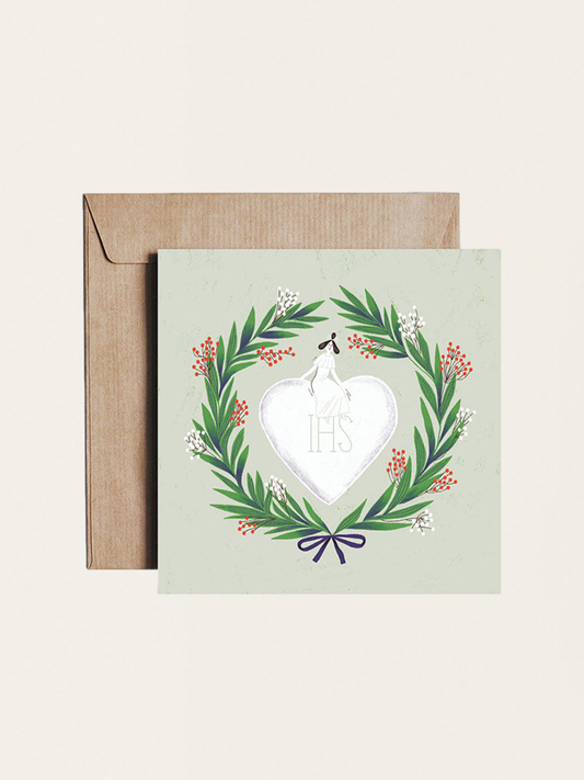 Kartka okolicznościowa - Komunia Święta - God Is Love