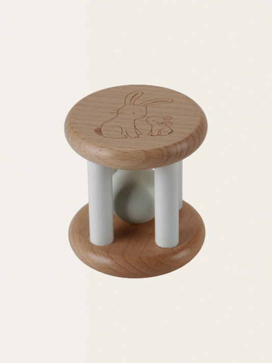 Grzechotka drewniana