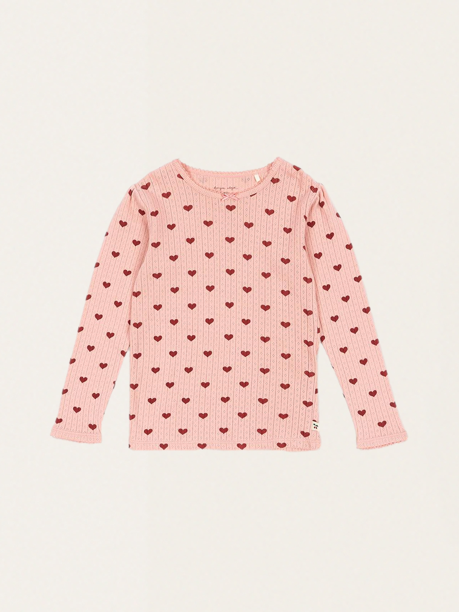 Bawełniany long sleeve Minnie Pink Amour Rouge