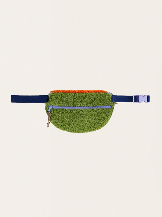 Saszetka / nerka Color Block Sheepskin Belt Pouch