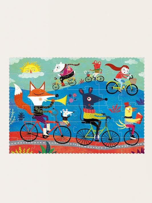 Puzzle Na rowerach, Bicicletta - 36 elementów