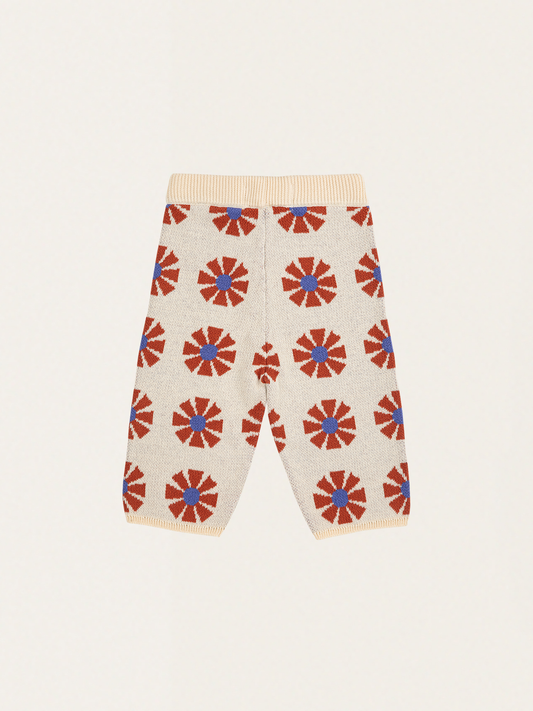 Bawełniane spodnie z dzianiny Baby Kaleidoscope all over