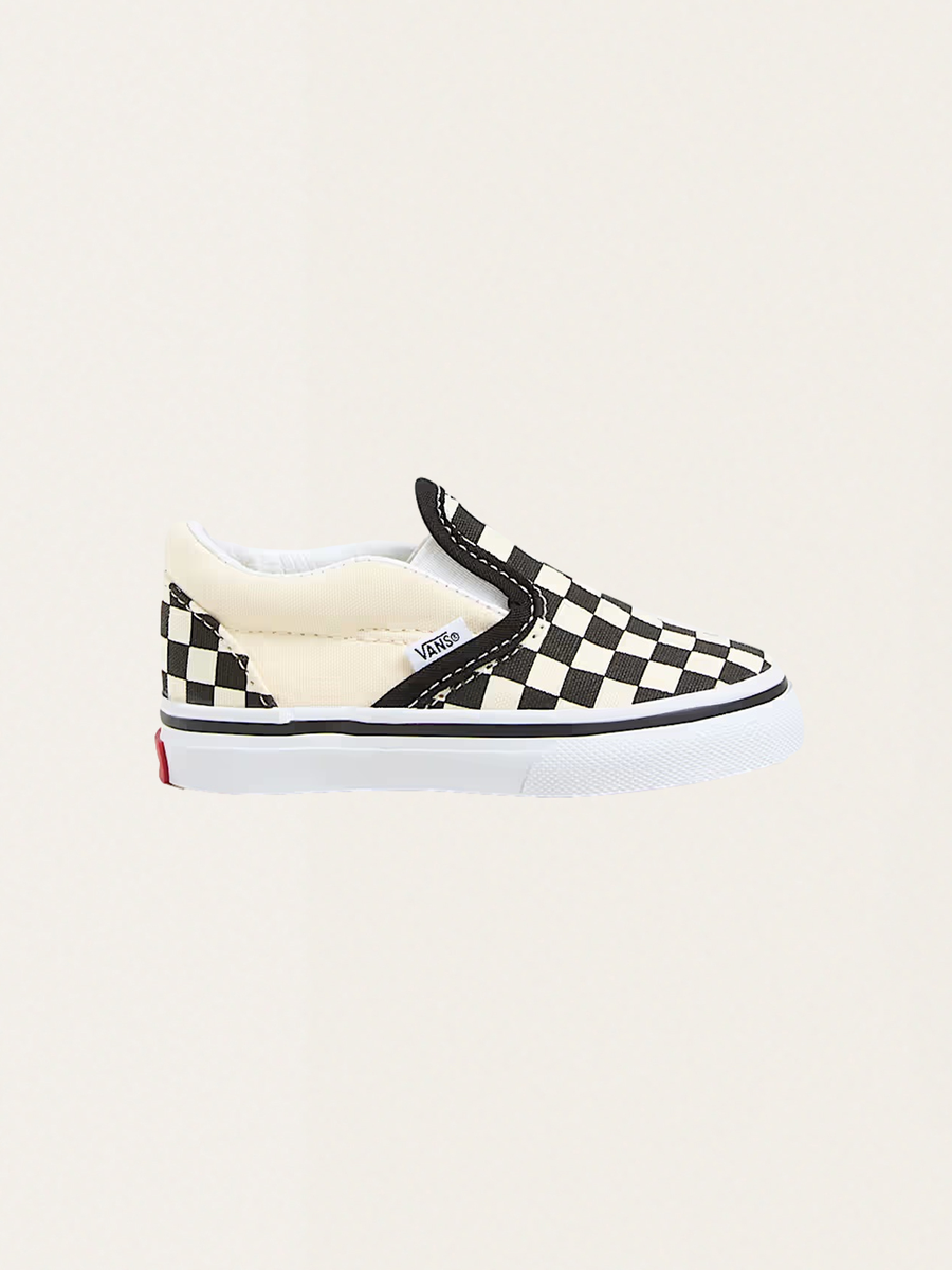 Tenisówki wsuwane Slip-On V Checkerboard Black&White