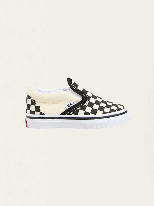 Tenisówki wsuwane Slip-On V Checkerboard Black&White
