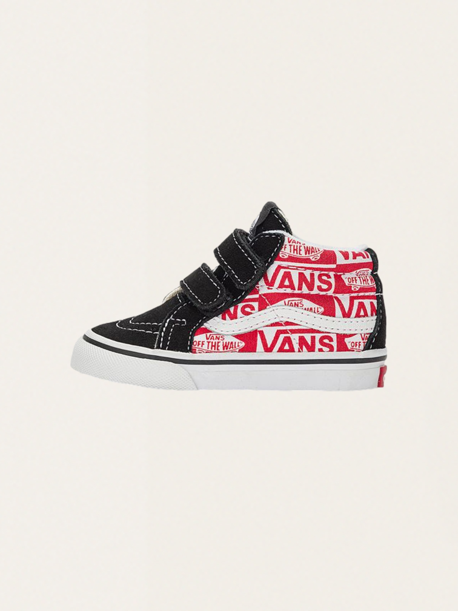 Wysokie tenisówki SK8-Mid Reissue V Logo Black / Red