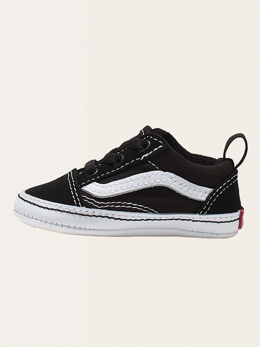 Miękkie buciki niemowlęce Slip-On V Crib Black