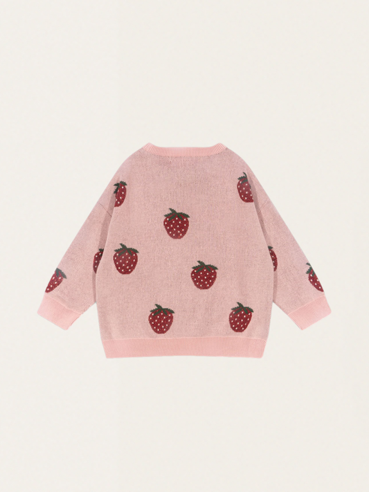 Bluza dzianinowa Lapis Strawberry