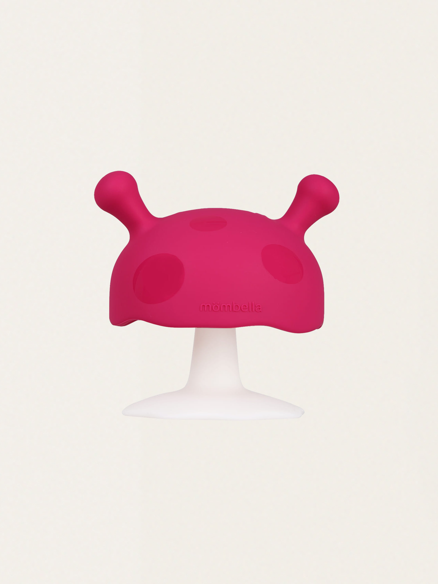 Gryzak grzybek Mushroom Dark Pink