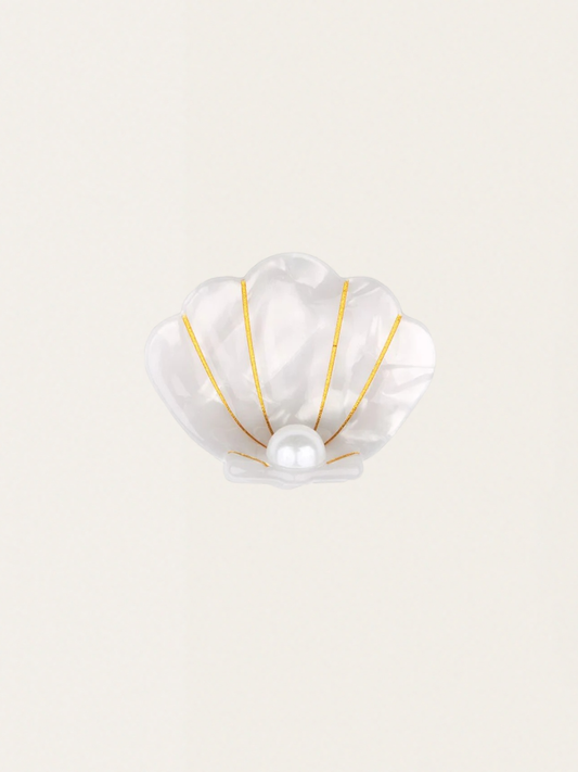Scallop Shell Mini Hair Clip