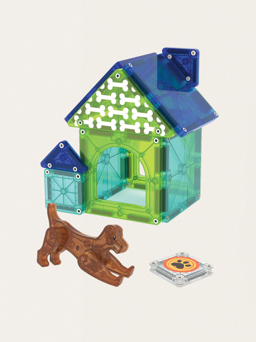 Klocki Magnetyczne Dog House 13 elementów