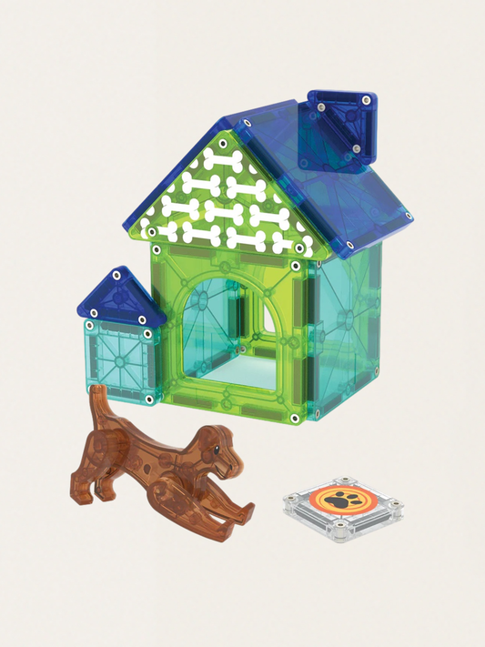 Klocki Magnetyczne Dog House 13 elementów