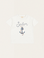 Bawełniany T-shirt z lnem Era Tee