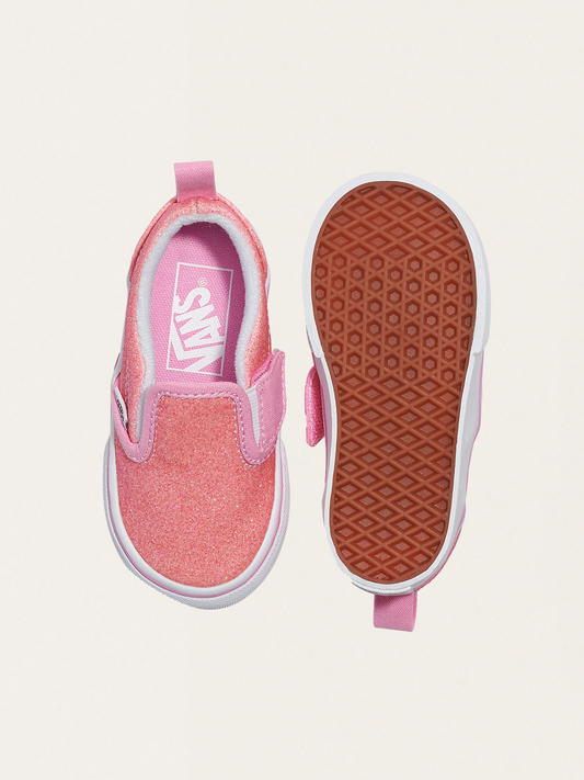 Tenisówki wsuwane Slip-On V Glitter Pink