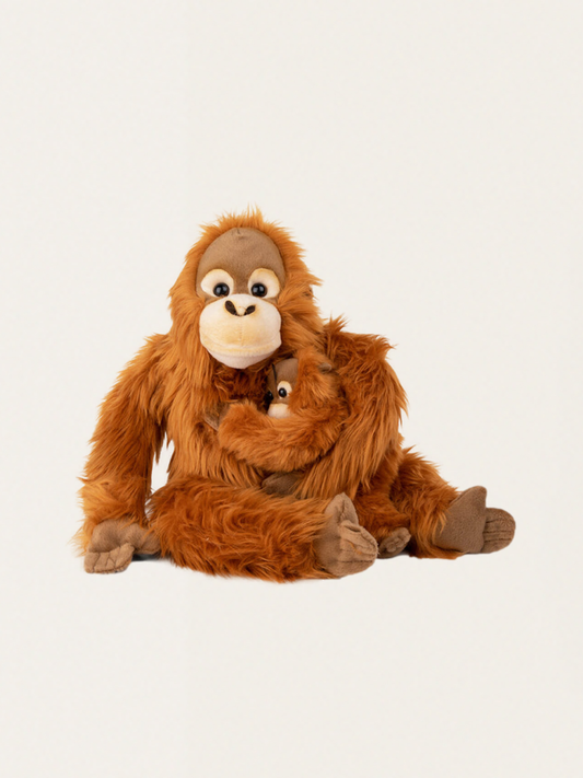 Przytulanka WWF - Mama orangutan z dzieckiem
