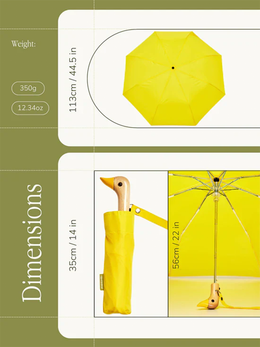 Originaler Entenkopf-Regenschirm