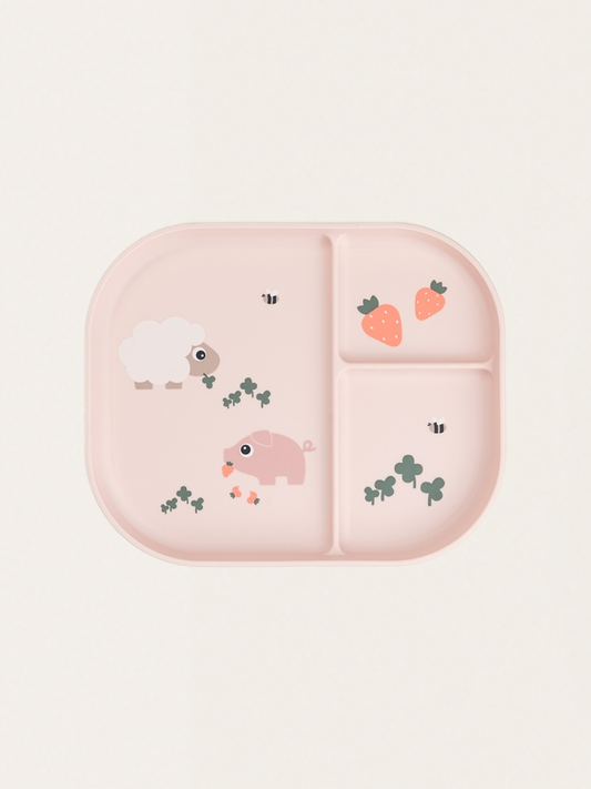 Talerzyk trójdzielny Foodie Tiny Farm