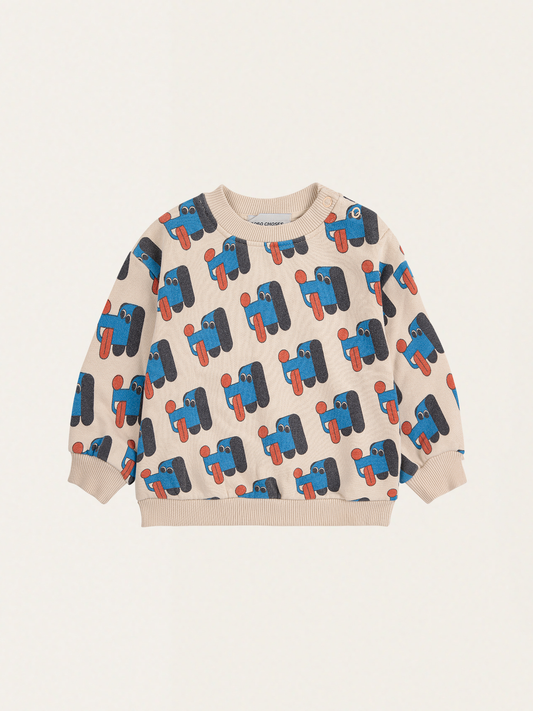 Bawełniana bluza Baby Doggy Mate all over