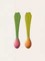 Zestaw drewnianych łyżeczek do karmienia 2 szt. Carrot & Radish