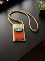 Etui na telefon Wonders  Sandy yellow + Shipwreck rust
