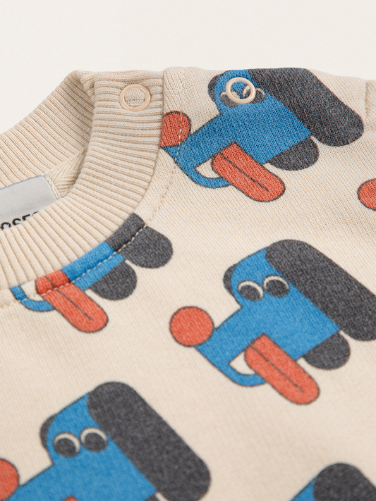 Bawełniana bluza Baby Doggy Mate all over