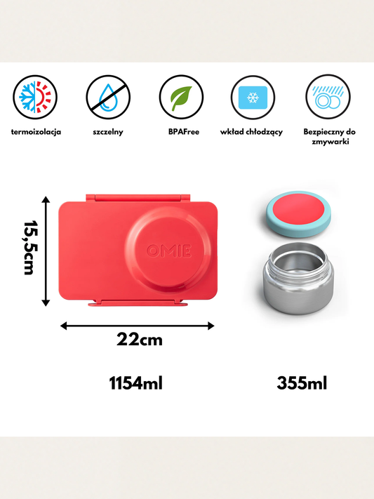 Lunchbox z termosem OmieBox Up