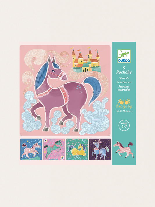 Szablony do rysowania - Konie