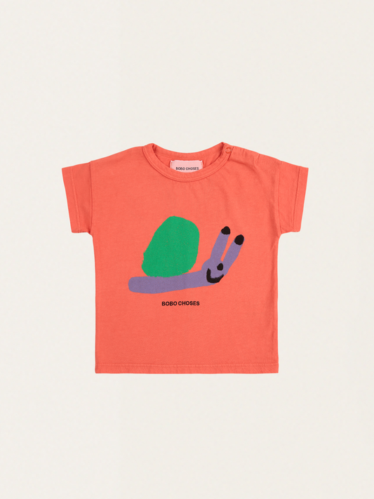 Bawełniany T-shirt Baby Funny Snail