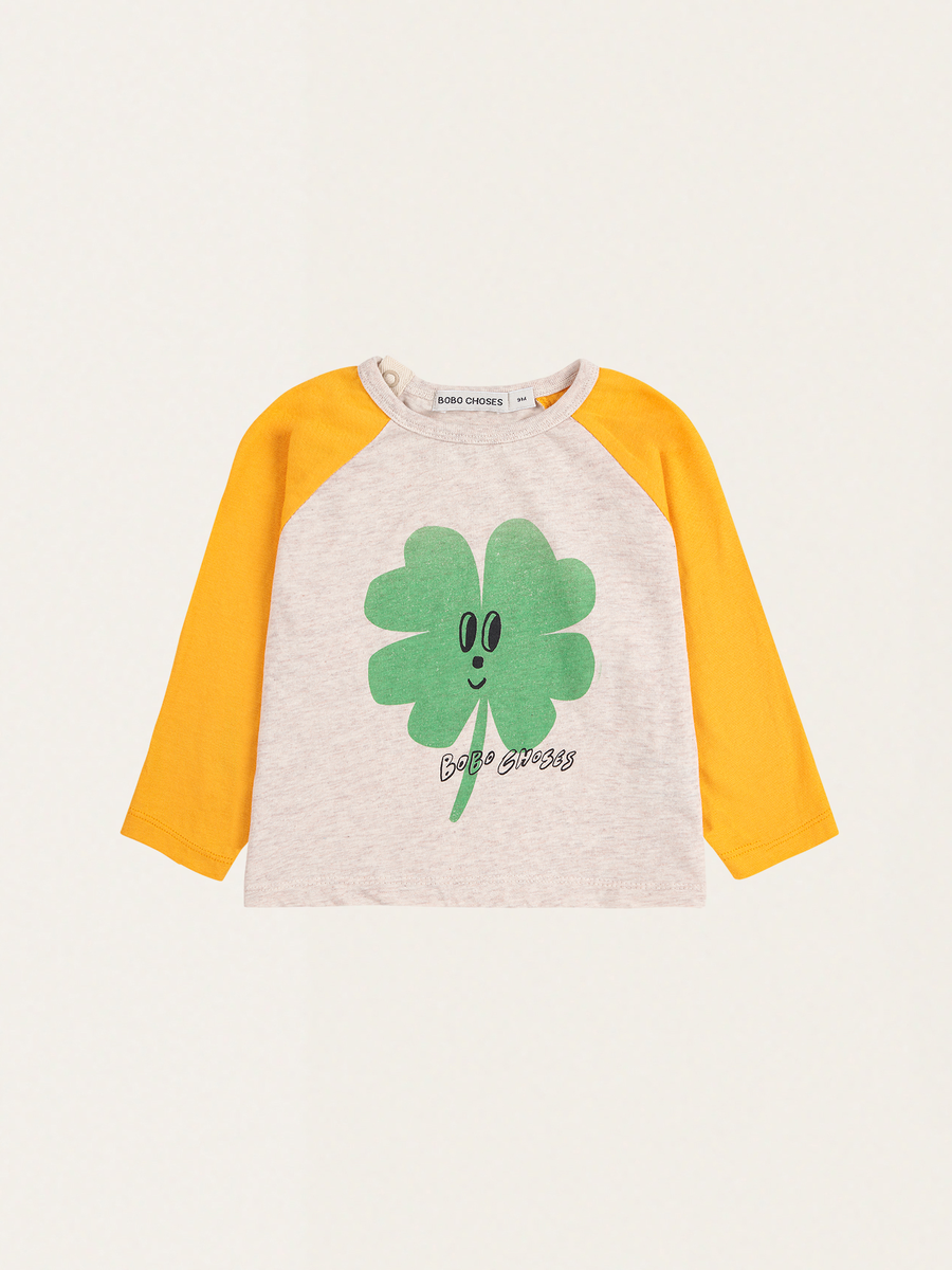 Bawełniany long sleeve Baby Lucky Clover