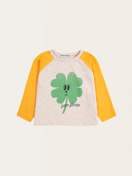 Bawełniany long sleeve Baby Lucky Clover