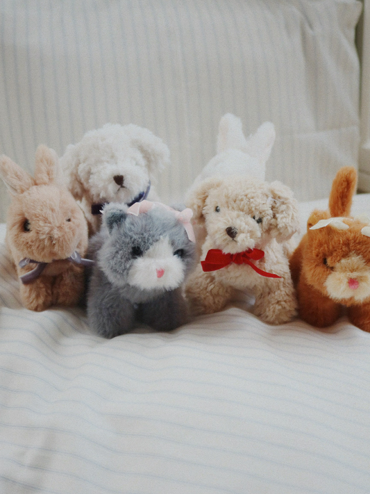 Pluszowe zwierzątko Baby Animals BROWN BUNNY