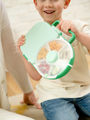 Lunchbox z obrotowym pojemnikiem na przekąski 2w1