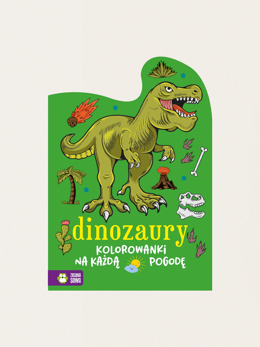 Kolorowanki na każdą pogodę. Dinozaury